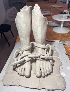 BODY IN PLASTER