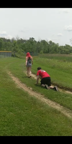 Footfetish, Bootfetisch, dogplay, mud, Femdom. 