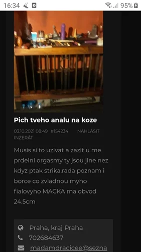 Pich tveho analu na koze 