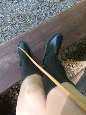 Čekám tě venku v holinách a s rákoskou!